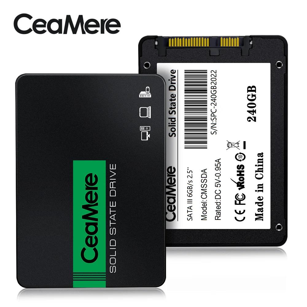   SSD CeaMere  ָ Ʈ ̺, HDD 2.5 ϵ ũ, SATA3, 32GB, 64GB, 128GB, 240GB, 2.5 ġ